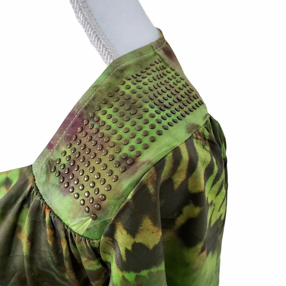 Live & Let Live Tie Dye Drape Neck Tunic Top - Picture 6 of 11